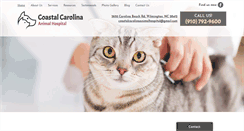 Desktop Screenshot of coastalcarolinaanimalhospital.com